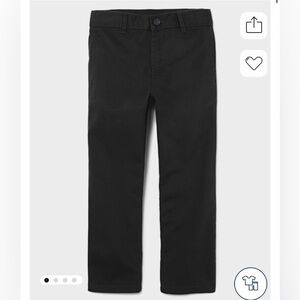 Boys Uniform Stretch Straight Chino Pants - Black 3T The Children’s Place